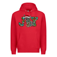 Red french bulldog christmas joy Premium Hoodie - RanaPortraitStore
