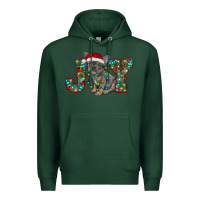 Sports Green french bulldog christmas joy Premium Hoodie - RanaPortraitStore