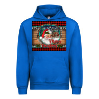 Cobalt merry christmas santa and farm Urban Hoodie - RanaPortraitStore