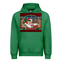 Emerald merry christmas santa and farm Urban Hoodie - RanaPortraitStore