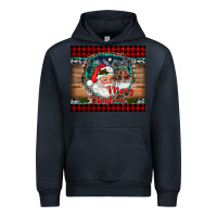 Navy merry christmas santa and farm Urban Hoodie - RanaPortraitStore