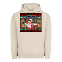 Pigment French Oak merry christmas santa and farm Urban Hoodie - RanaPortraitStore