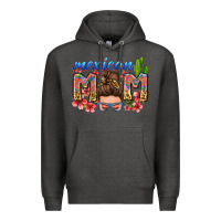 Charcoal Heather mexican mom Premium Hoodie - Zillion Design Studio