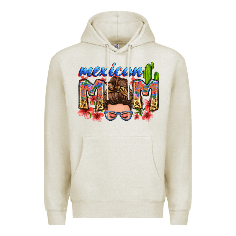 Mexican Mom Premium Hoodie by Zillion Design Studio | Teevron