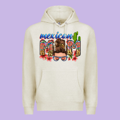 Mexican Mom Premium Hoodie Designed By Zillion Design Studio