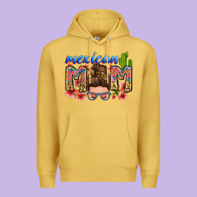 Mexican Mom Premium Hoodie Designed By Zillion Design Studio
