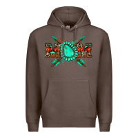 Coffee aztec mom Premium Hoodie - Zillion Design Studio
