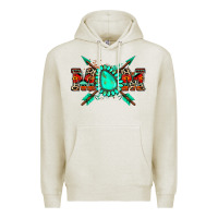 Oatmeal Heather aztec mom Premium Hoodie - Zillion Design Studio
