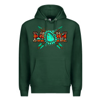 Sports Green aztec mom Premium Hoodie - Zillion Design Studio