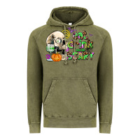 Vintage Olive eat drınk and be scary Vintage Hoodie - AdoDesignShop