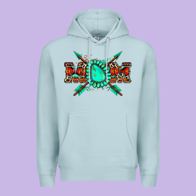 Aztec Mom Premium Hoodie Designed By Zillion Design Studio
