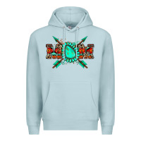 Blue Mist aztec mom Premium Hoodie - Zillion Design Studio