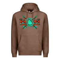 Chestnut aztec mom Premium Hoodie - Zillion Design Studio