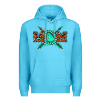 Ocean Blue aztec mom Premium Hoodie - Zillion Design Studio