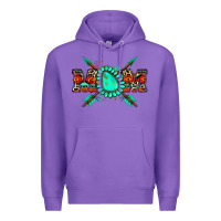 Purple aztec mom Premium Hoodie - Zillion Design Studio