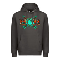 Smoke aztec mom Premium Hoodie - Zillion Design Studio