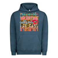 Pigment Midnight Navy my favorite calls me mama Urban Hoodie - texasbilliewilder