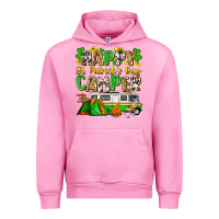 Fuchsia Pink happy st. patrick's day camper Urban Hoodie - Zillion Design Studio