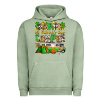 Pigment Oil Green happy st. patrick's day camper Urban Hoodie - Zillion Design Studio