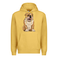 Antique Gold english bulldog Premium Hoodie - RanaPortraitStore