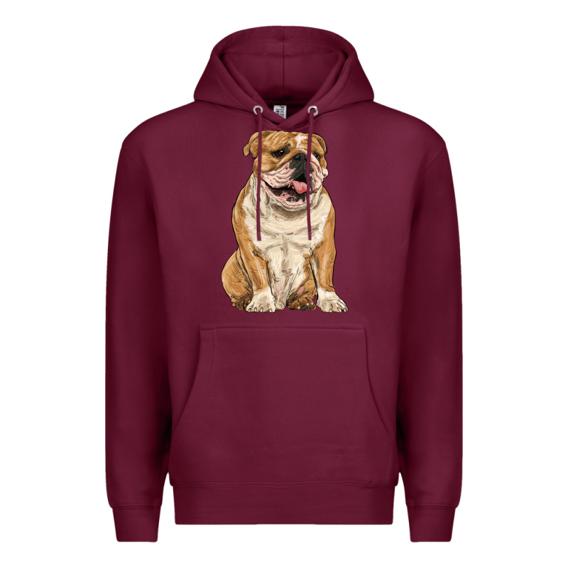 English Bulldog Premium Hoodie by RanaPortraitStore | Teevron