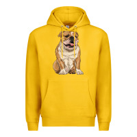 Lemon english bulldog Premium Hoodie - RanaPortraitStore