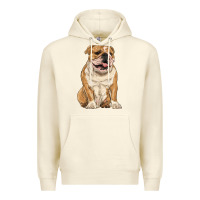 Sandshell english bulldog Premium Hoodie - RanaPortraitStore