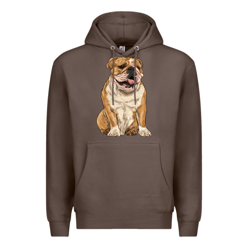 English Bulldog Premium Hoodie by RanaPortraitStore | Teevron