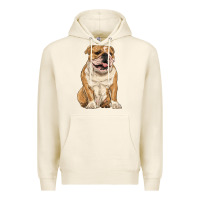 Tofu english bulldog Premium Hoodie - RanaPortraitStore