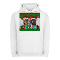Pigment Lunar Rock merry christmas heifers Urban Hoodie - RanaPortraitStore