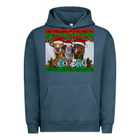Pigment Midnight Navy merry christmas heifers Urban Hoodie - RanaPortraitStore