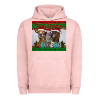 Pigment Salmon merry christmas heifers Urban Hoodie - RanaPortraitStore