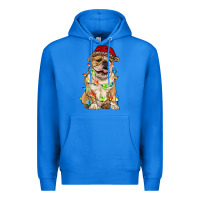 True Royal christmas bulldog Premium Hoodie - RanaPortraitStore