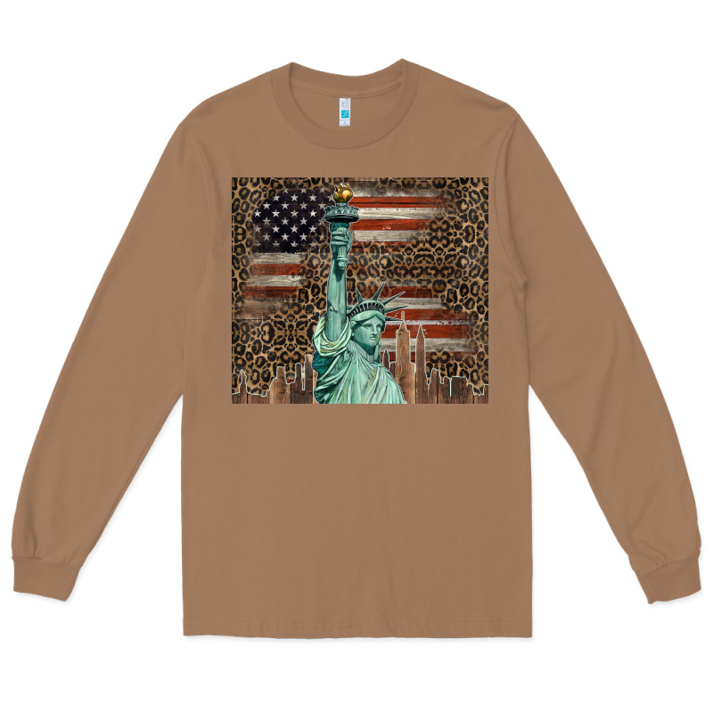 Statue Of Liberty Tumbler Long Sleeve Tee by BarkalooDesign | Teevron