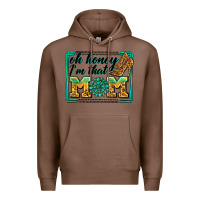 Chestnut oh honey i'm that mom Premium Hoodie - Zillion Design Studio