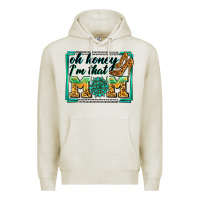 Oatmeal Heather oh honey i'm that mom Premium Hoodie - Zillion Design Studio