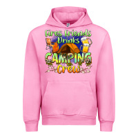 Fuchsia Pink fires friends drinks camping crew Urban Hoodie - Zillion Design Studio