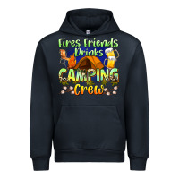 Navy fires friends drinks camping crew Urban Hoodie - Zillion Design Studio