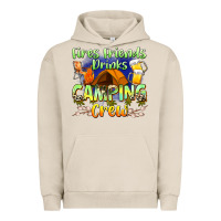 Pigment French Oak fires friends drinks camping crew Urban Hoodie - Zillion Design Studio