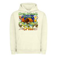 Pigment Pistachio fires friends drinks camping crew Urban Hoodie - Zillion Design Studio