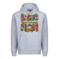 Heather Grey nacho average mom Premium Hoodie - Zillion Design Studio