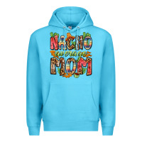 Ocean Blue nacho average mom Premium Hoodie - Zillion Design Studio