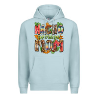 Blue Mist nacho average mom Premium Hoodie - Zillion Design Studio