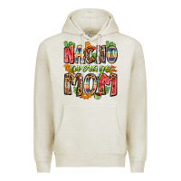 Oatmeal Heather nacho average mom Premium Hoodie - Zillion Design Studio