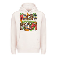 Pale Pink nacho average mom Premium Hoodie - Zillion Design Studio