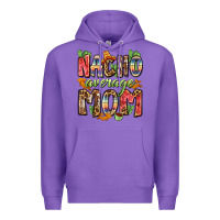 Purple nacho average mom Premium Hoodie - Zillion Design Studio