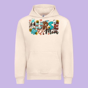 Nurse Mom Urban Hoodie Designed By Texasbilliewilder