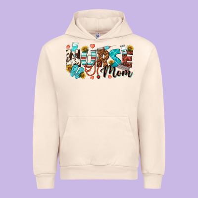 Nurse Mom Urban Hoodie Designed By Texasbilliewilder