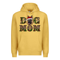 Antique Gold chriistmas dog mom with german shepherd Premium Hoodie - RanaPortraitStore