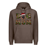 Coffee chriistmas dog mom with german shepherd Premium Hoodie - RanaPortraitStore